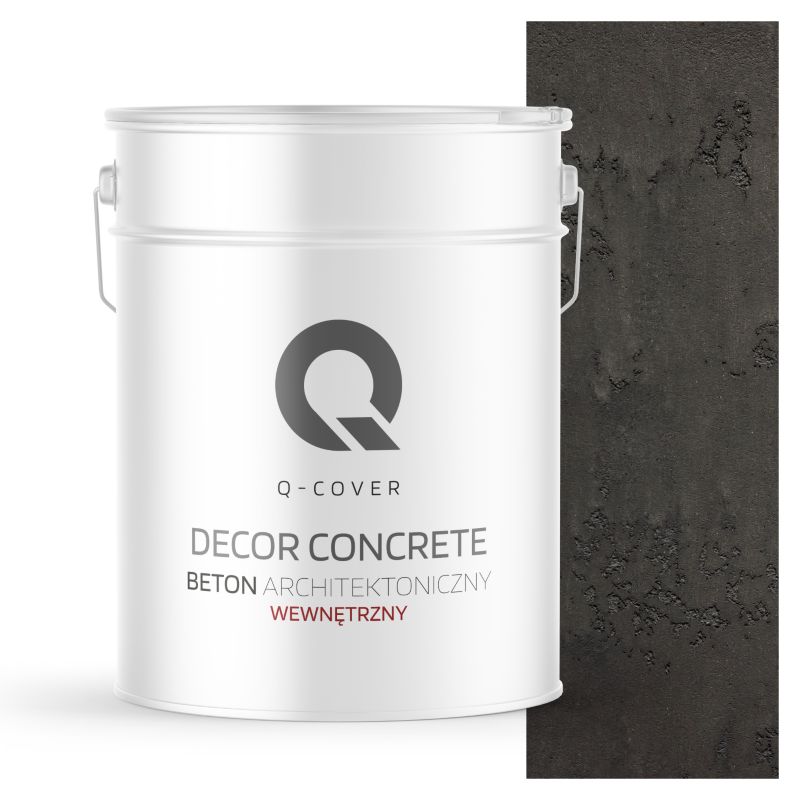 Beton Architektoniczny Wewnętrzny Q-Cover Antracyt F267 15KG