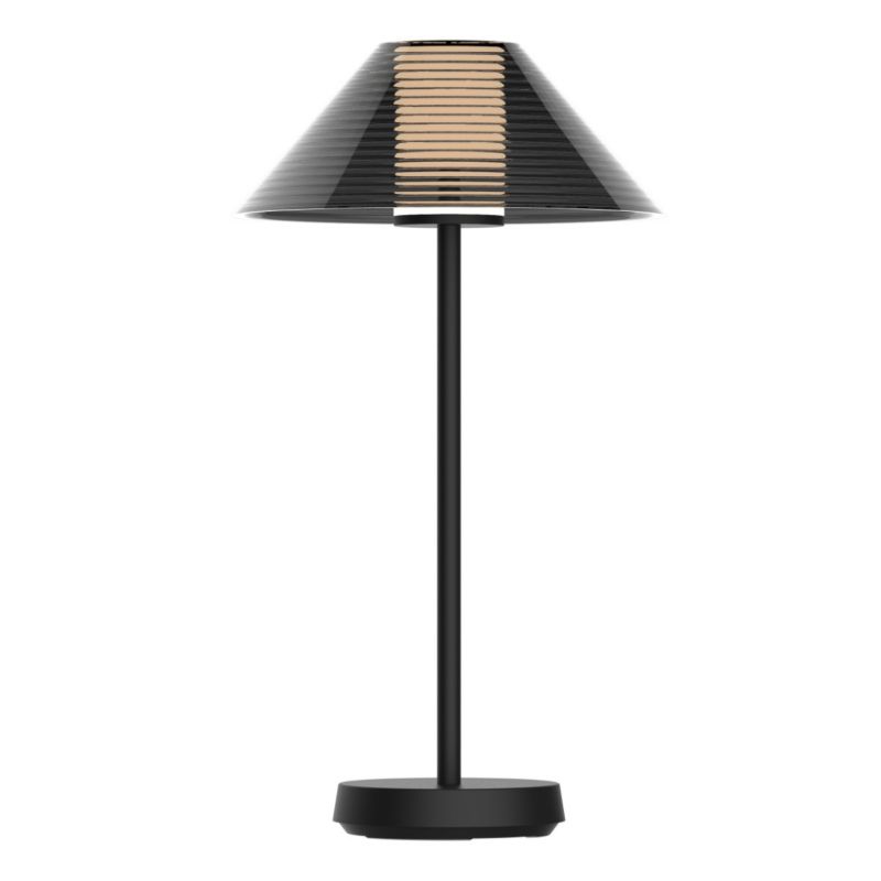 Lampa stołowa Polux Serengeti czarna LED 3.4W 2700K 270lm akumulator IP44 wym: 39.4 x 23 x 23 cm metal - 1 szt.
