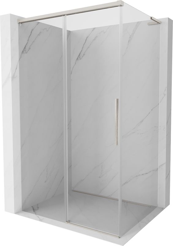 Kabina prysznicowa Mexen Rox L transparentna nikiel 115x75 cm 1 szt.