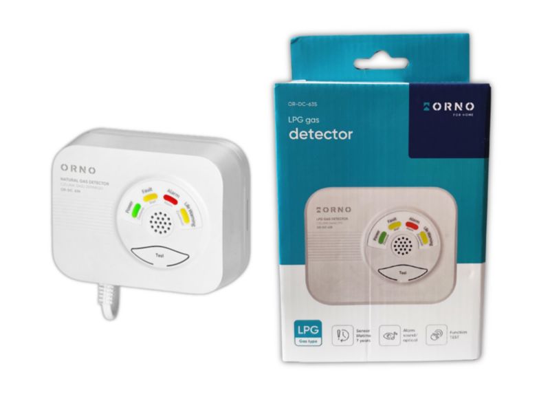 Czujnik gazu butlowego ORNO propan butan - 1 szt