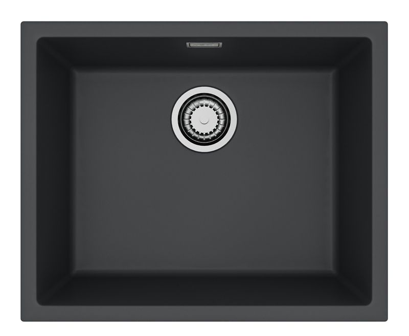 Zlewozmywak granitowy Alveus OMNI 30 kol. G90 DEEP BLACK (45x55) 1-komorowy 1szt