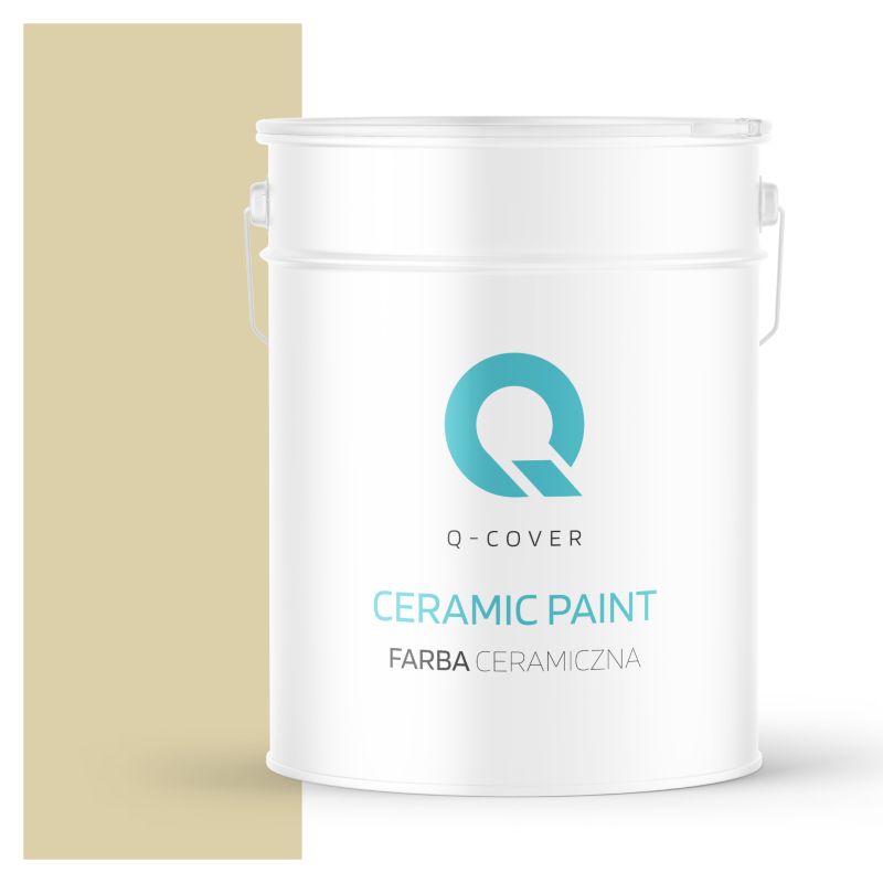 Farba Ceramiczna Do Ścian i Sufitów Q-Cover Zgniła zieleń jasny H2362 Głęboki Mat 10L