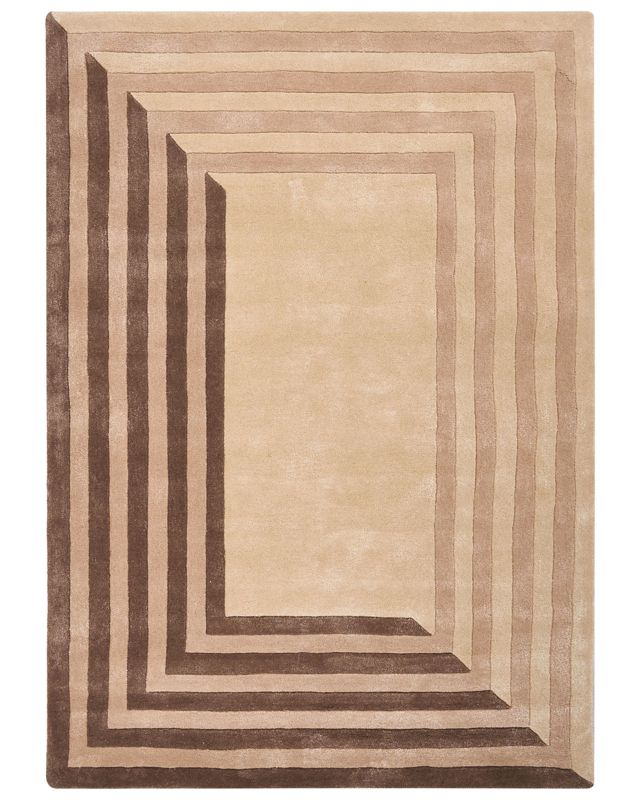 Dywan Sarai Beżowy 160 x 230 cm Wiskoza 1 szt.