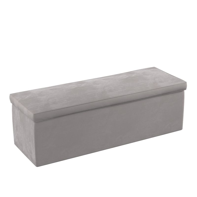 Skrzynia tapicerowana Dekoria 120 x 40 x 40 cm gołębi szary 1 szt.