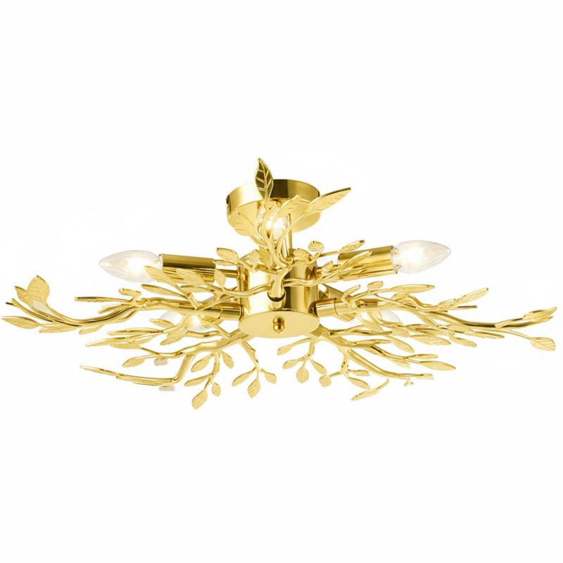 Lampa Sufitowa Toolight Ebt022-5C Złoty 1Szt