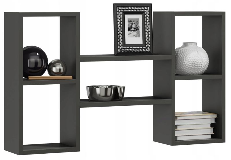 Półka Matkam wisząca POLON regał Per antracyt 1 szt.