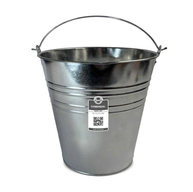 Wiadro ocynkowane Comensal 10 l