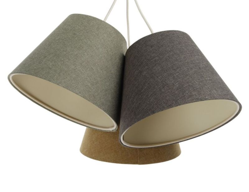 Lampa Bps Koncept wisząca ENTURO TRIO żółta/zielona/szara 1 szt