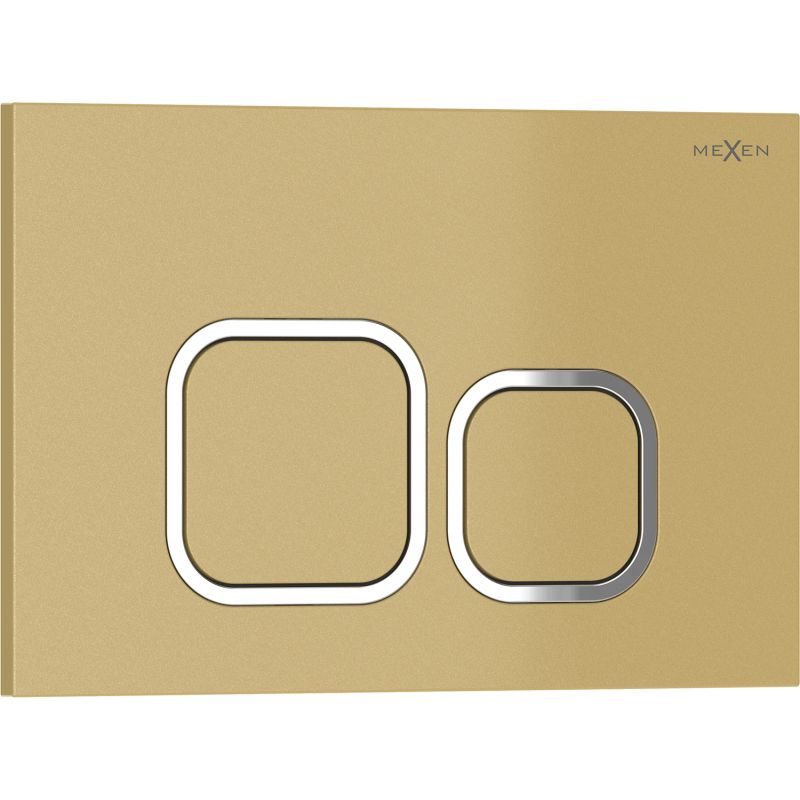 Przycisk spłukujący Mexen Tex 03 złoty 1 szt.