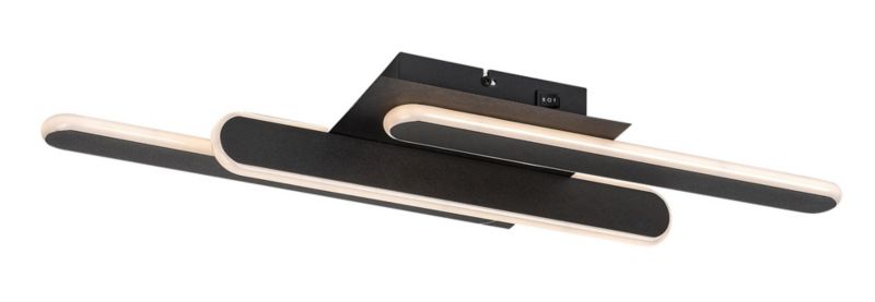 Lampa sufitowa wisząca Rabalux Sindri 0514 czarno-biała nowoczesna wbudowany LED 18W 1 szt.