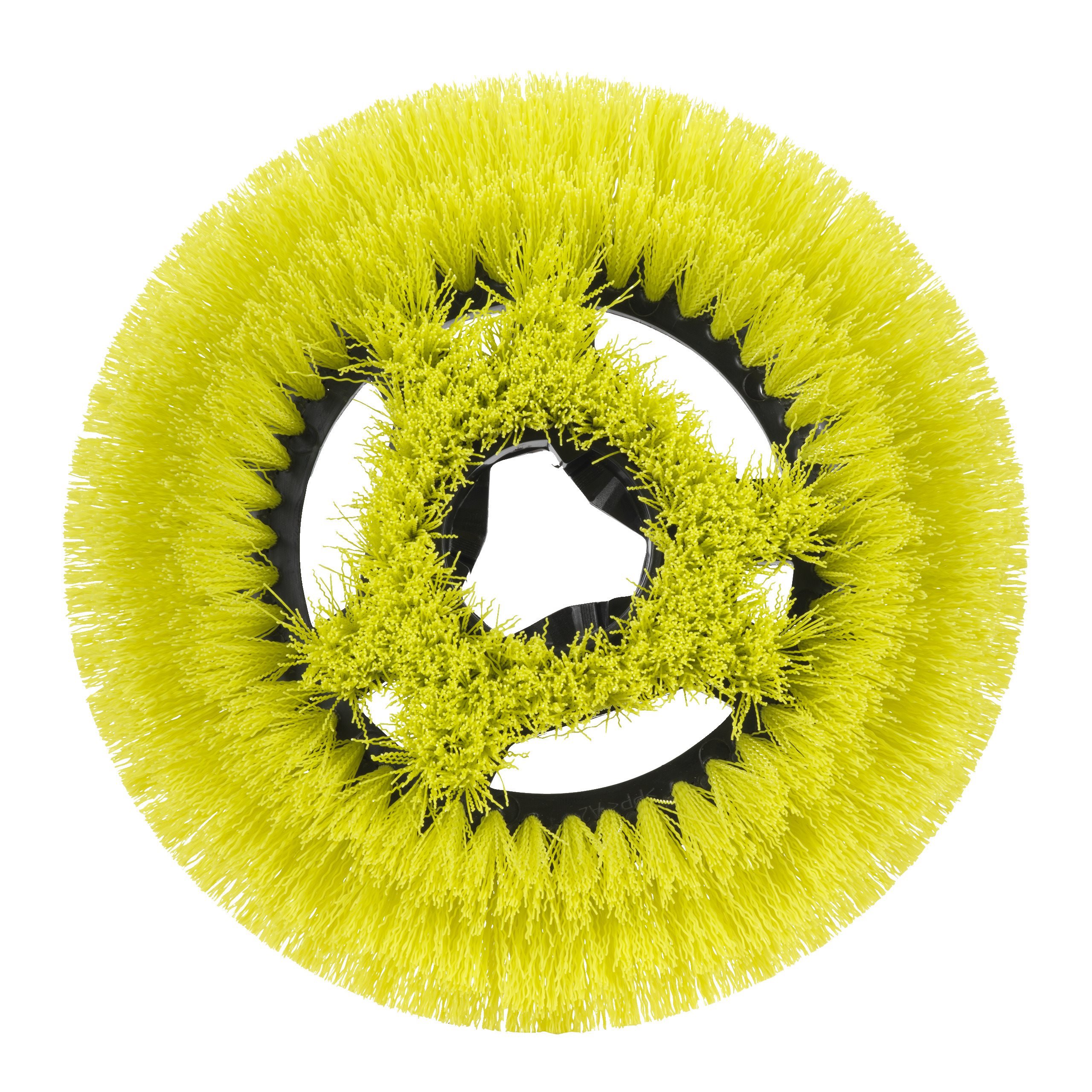 Szczotka o średniej twardości włosia, o średnicy 180 mm