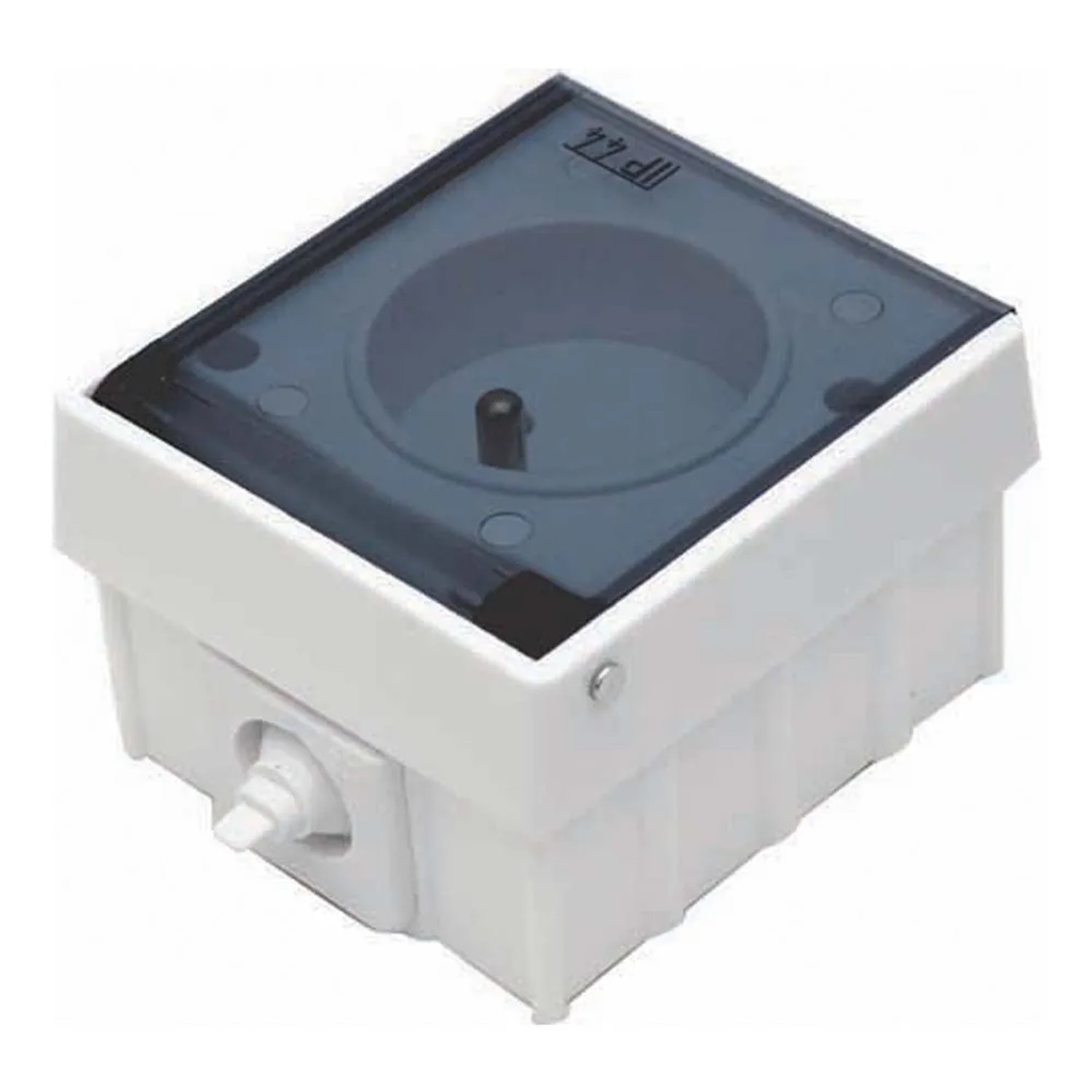 Gniazdo Lambda pojedyńcze IP44 biel