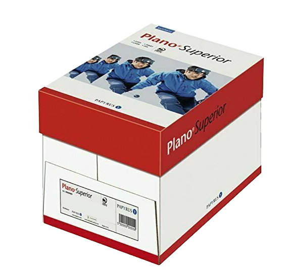 5x papier ksero Papyrus Plano Superior, A4, 90g/m2, 500 arkuszy, biały