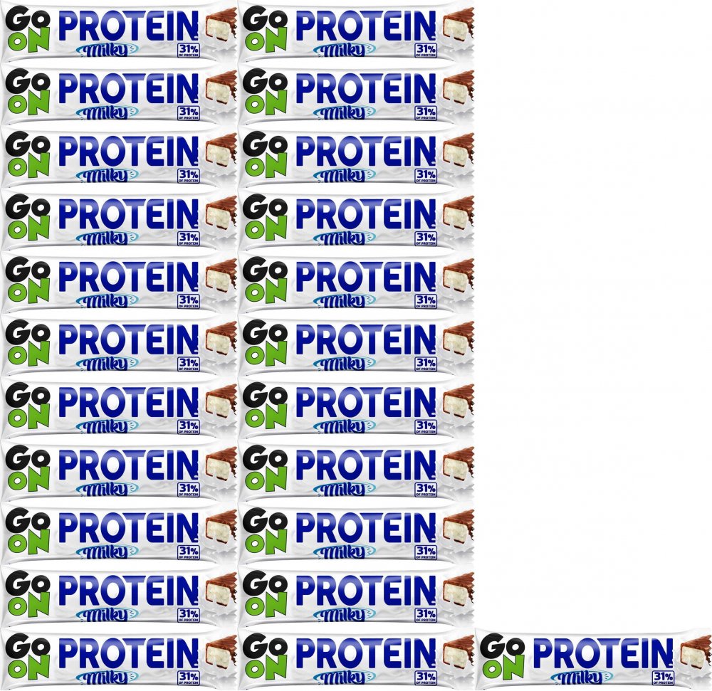 24x Baton proteinowy Sante Go On High Protein Milky, mleczny, 45g