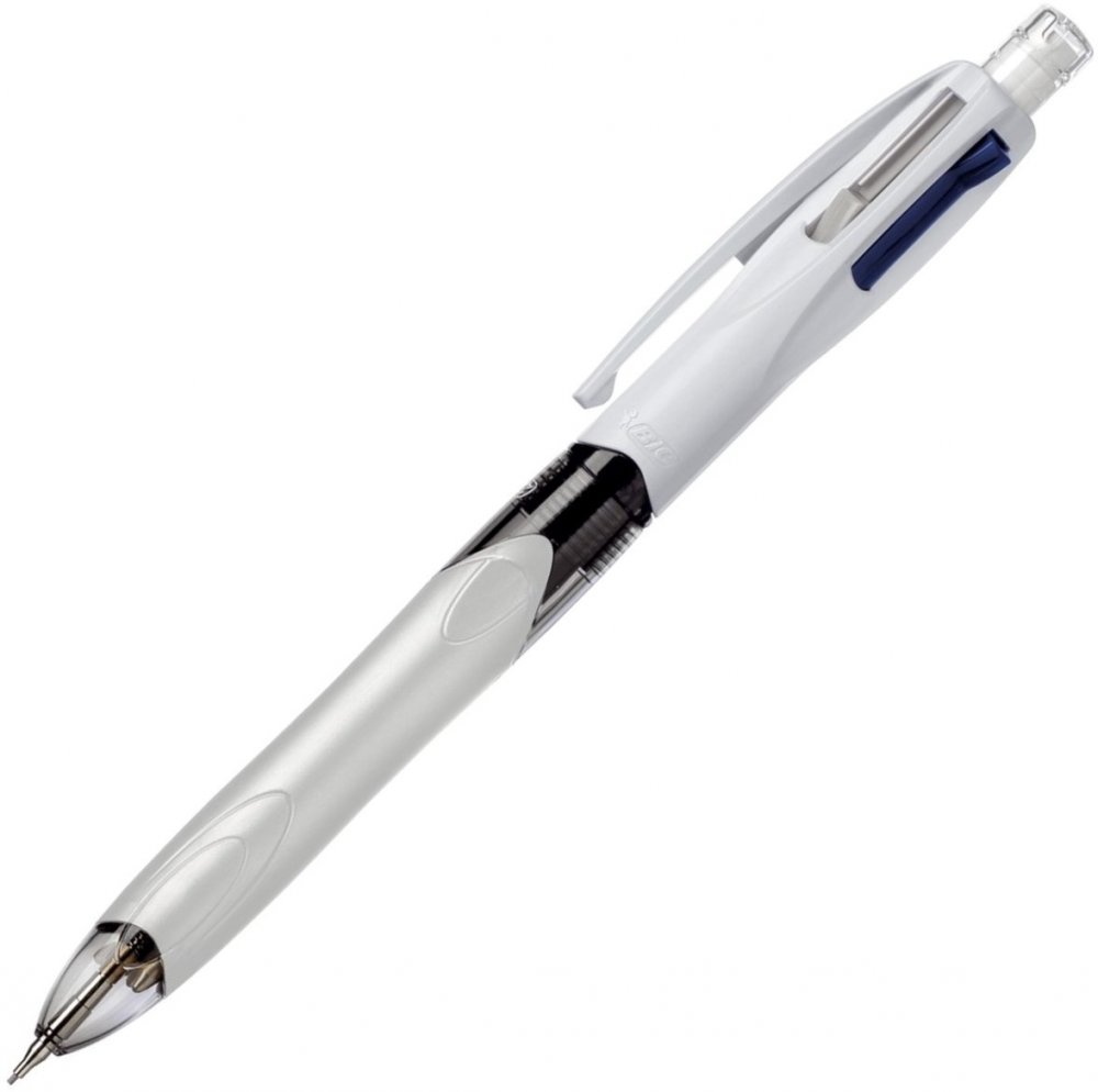 Długopis automatyczny Bic, 3 wkłady (1.0mm)+1 ołówek (0.7mm), mix kolorów