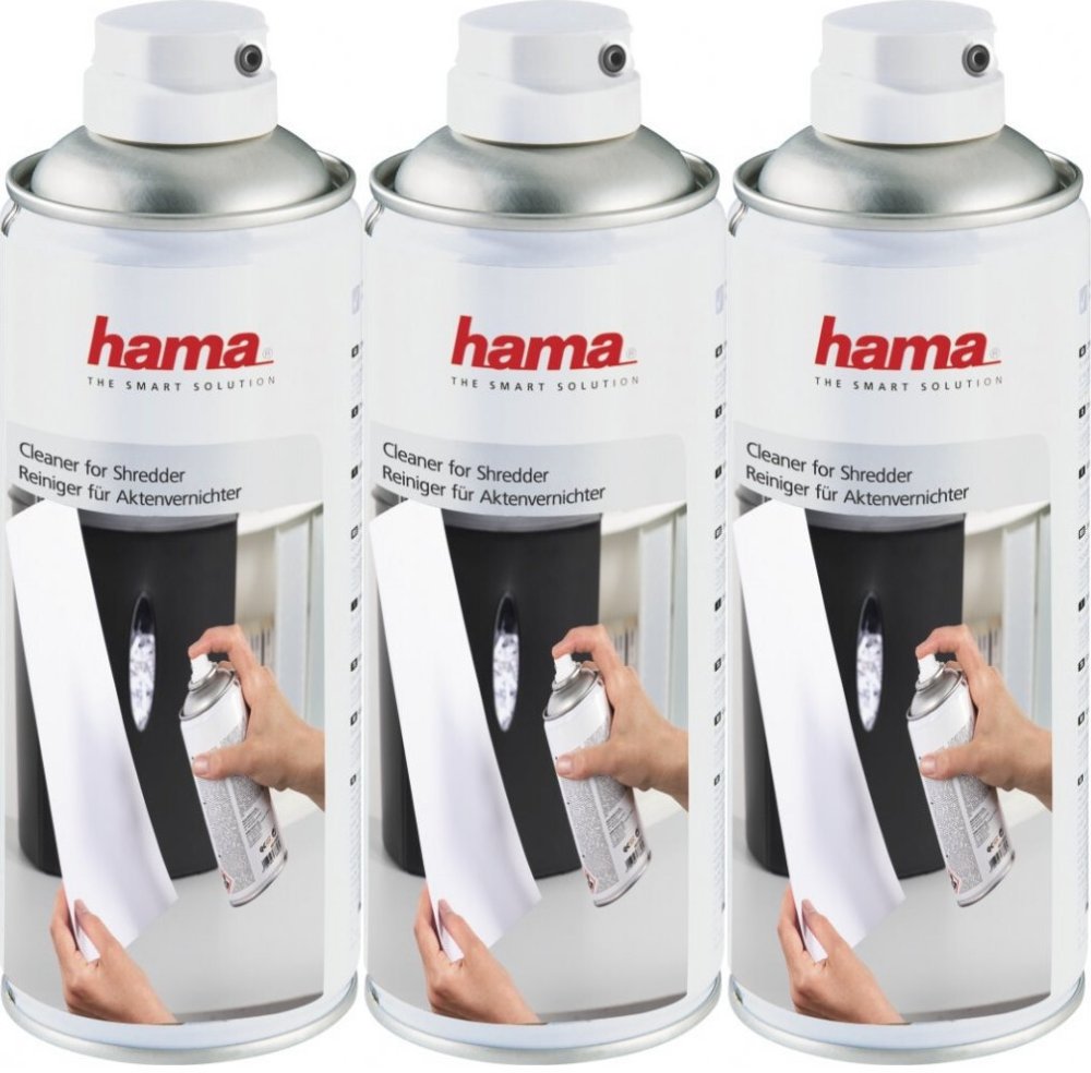 3x Środek czyszczący do niszczarek Hama, spray, 400ml