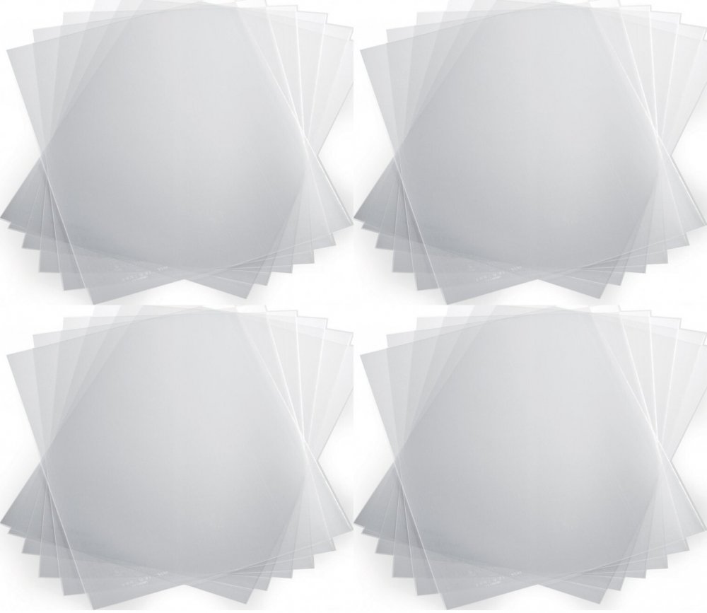 4x Okładka do grzbietów wsuwanych Durable, A4, do 100 kartek, 50 sztuk, przezroczysty