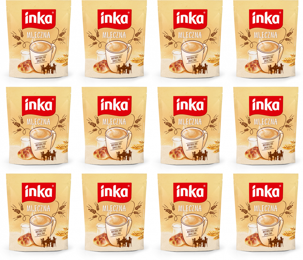 12x Kawa zbożowa Inka, mleczny, 200g