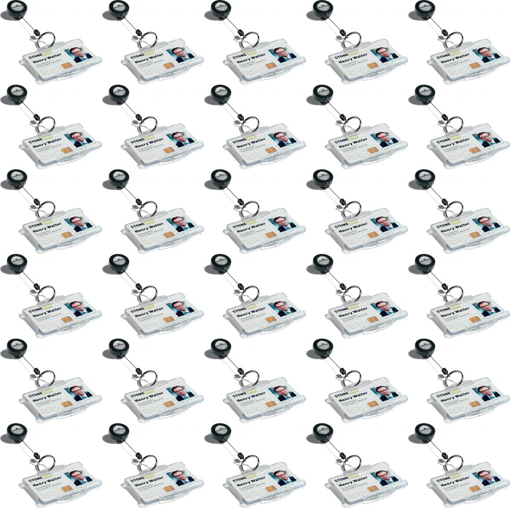 3x Mechanizm ściągający Durable, z metalowym kółkiem, 10 sztuk, antracytowy