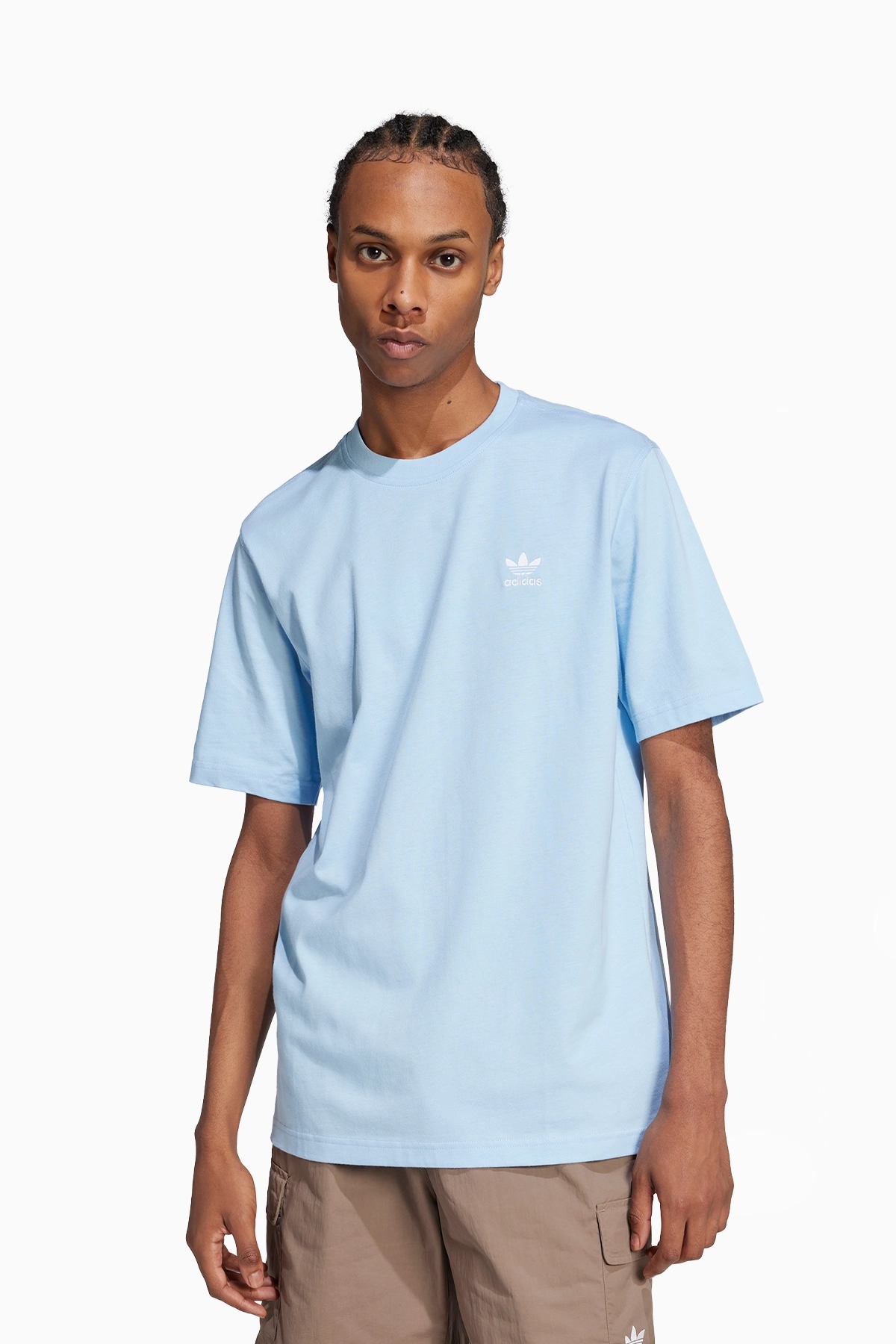 Koszulka adidas Trefoil Essentials - Błękitny