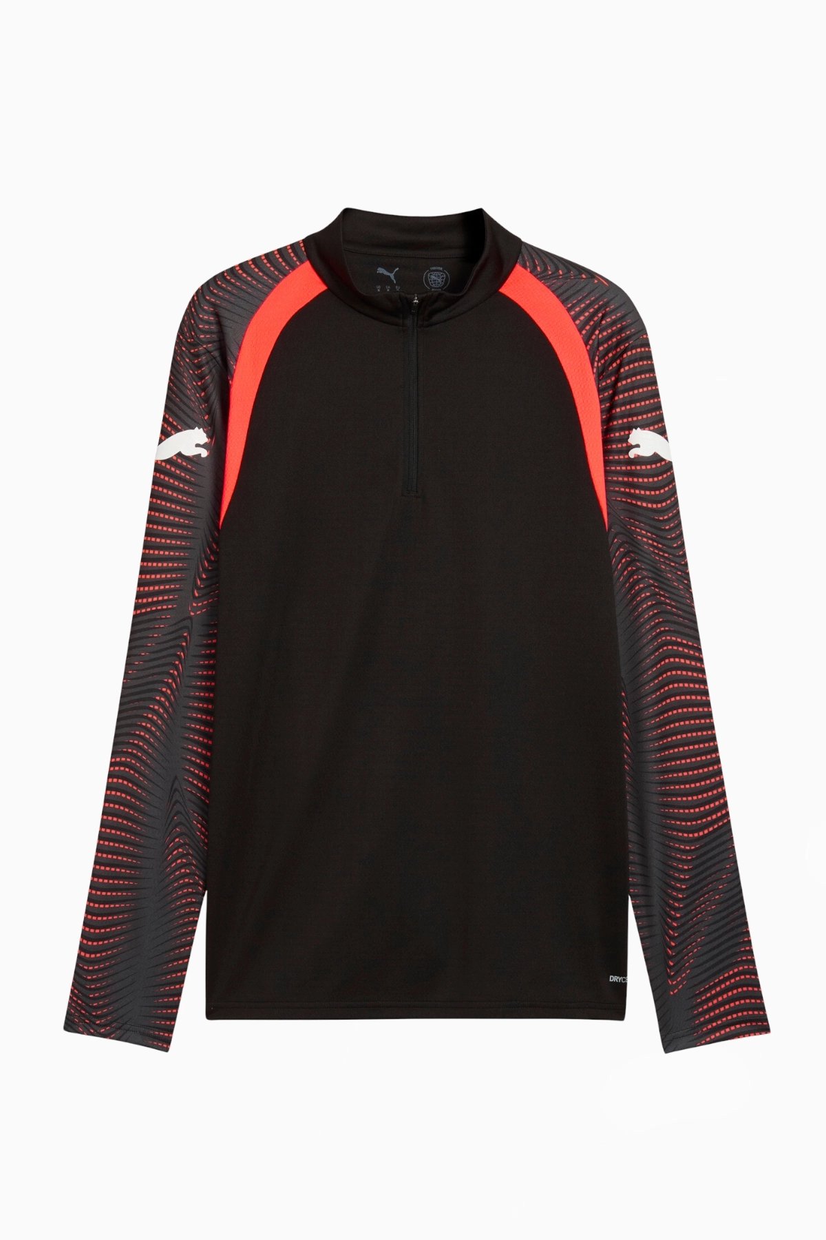 Bluza Puma IndividualFINAL 1/4 Zip Top - Czarny
