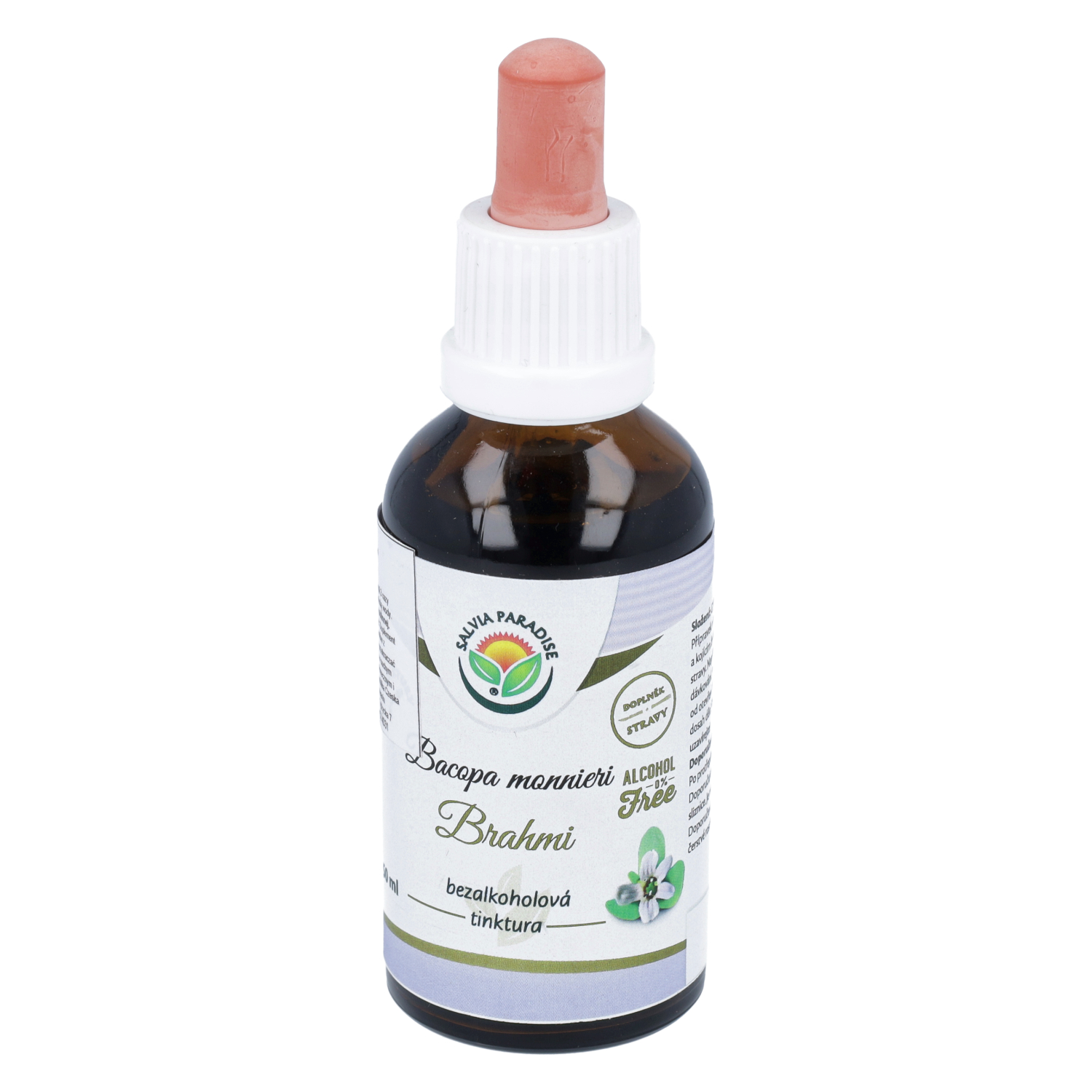 Salvia bacopa, krople, bez alkoholu, 50 ml