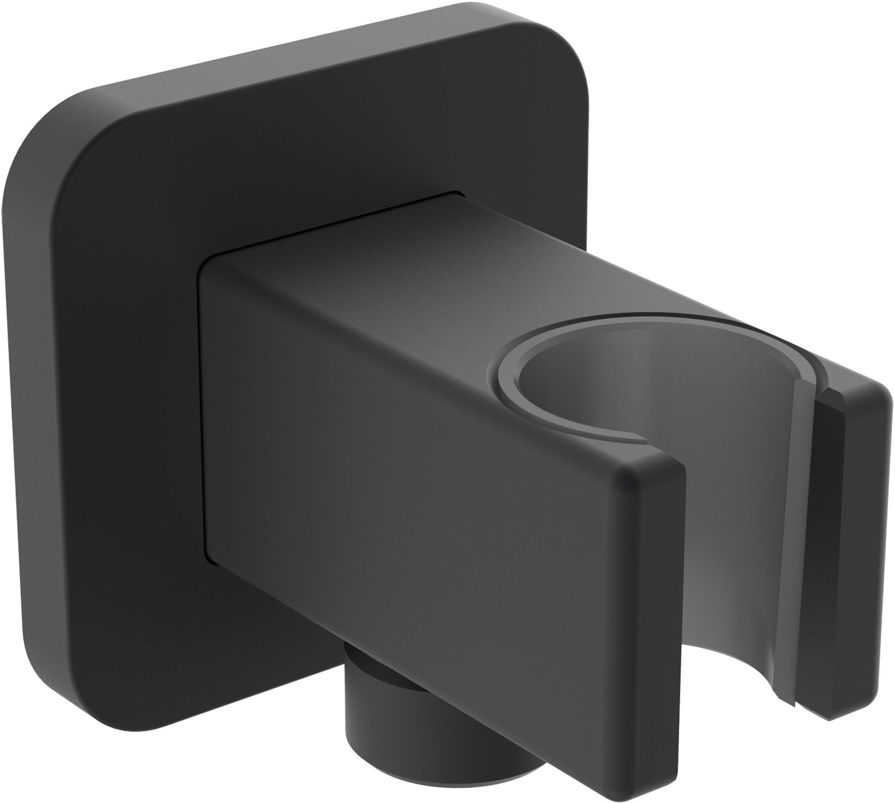 Omnires przyłącze kątowe z uchwytem czarny mat 8815BL - Wysyłka w 24h