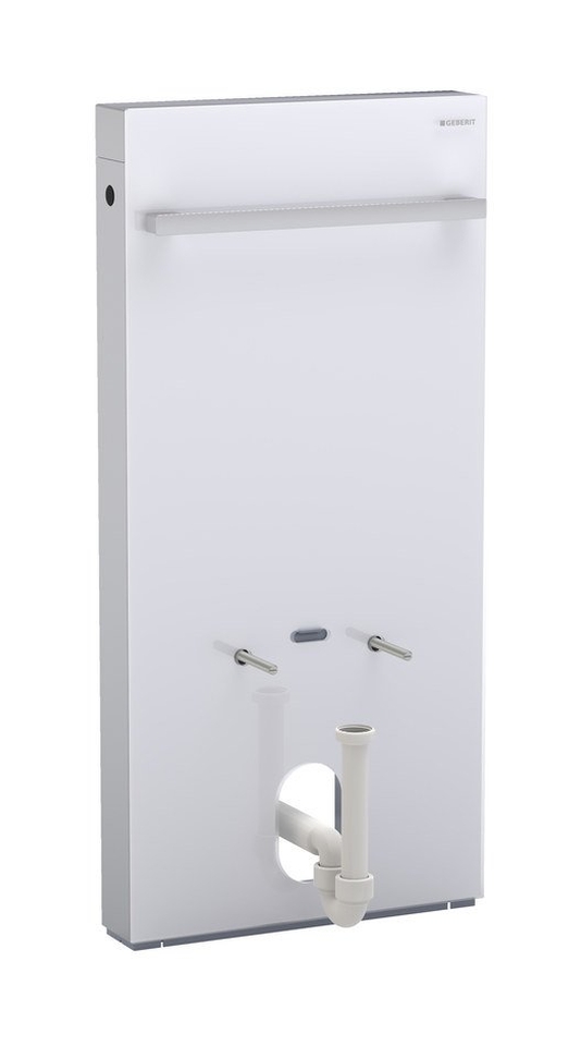 Geberit Monolith moduł sanitarny do bidetu H101 szkło białe/aluminium 131.030.SI.5