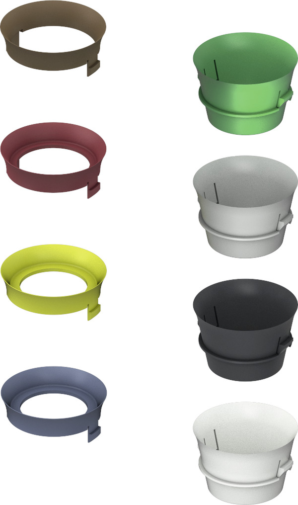 Tece zestaw tulei kryzujących do spłuczek 9820337