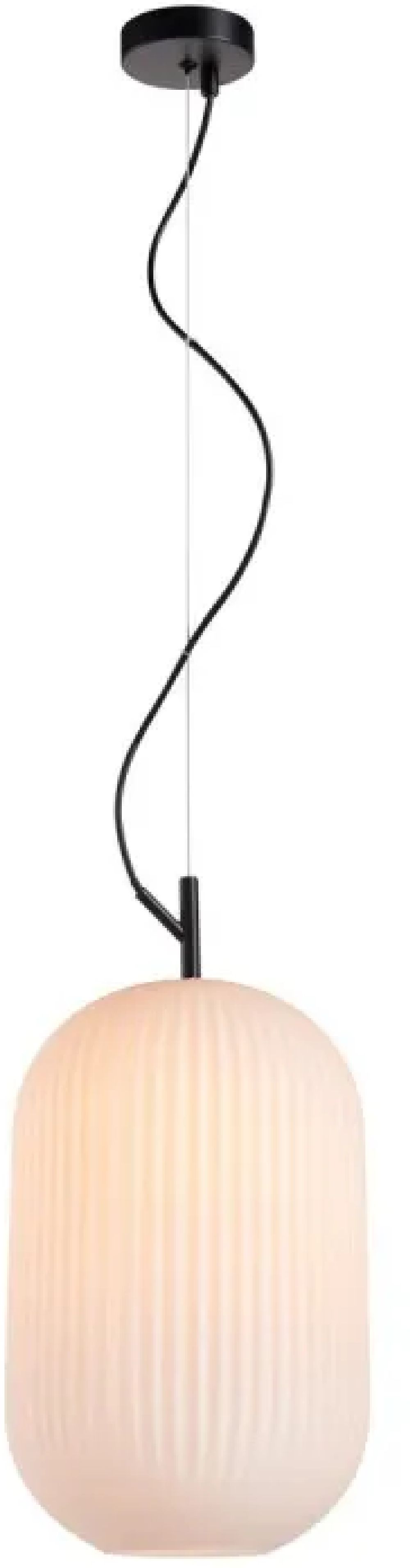 Italux Rues lampa wisząca 1x60 W czarna PND-64536D-L-BL-OPA