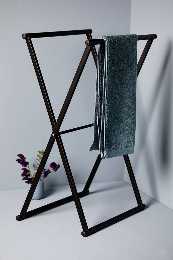 Wenko Lava stojak na ręczniki czarny 23709100 - Wysyłka w 24h