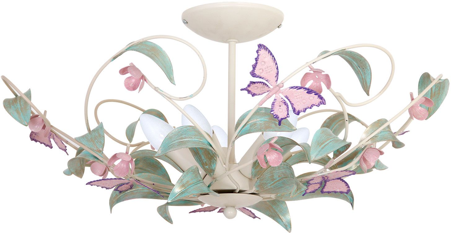 Luminex Summer lampa podsufitowa 5x60 W biała 6288