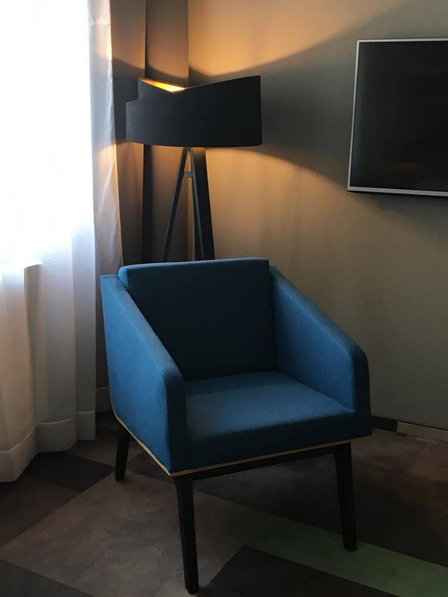 BPS Koncept Galaxy lampa stojąca 1x60 W czarna-złota 060P-009CZ