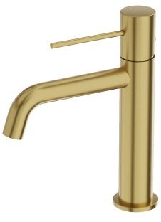 LaVita Orion bateria umywalkowa stojąca złoty szczotkowany