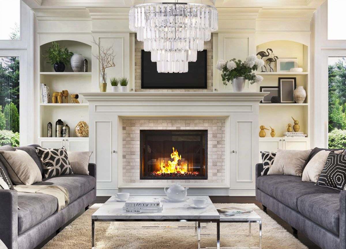 MaxLight Monaco lampa wisząca 15x40W chrom P0260