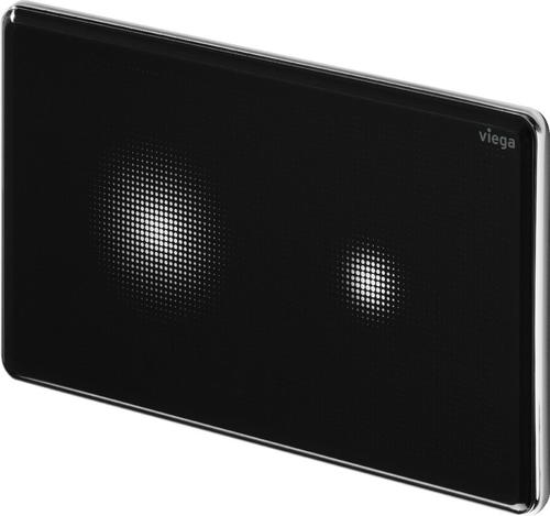 Viega Prevista przycisk spłukujący do WC czarny 774363