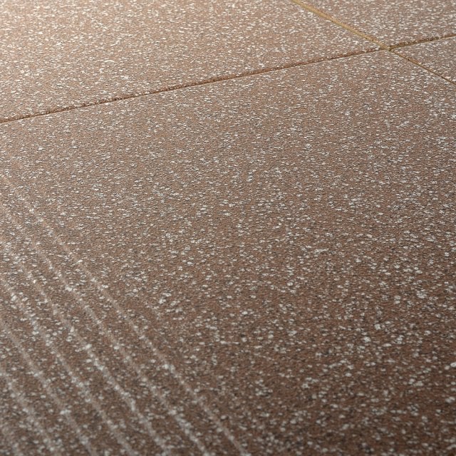 Gres szkliwiony stopnica MILTON brown mat 29,7x29,7 gat. II