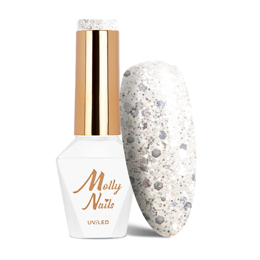 Lakier hybrydowy LED/UV Gel Polish Molly Nails Queens Of Life Nr 30 Brilliant HEMA/Di-HEMA Free 8g