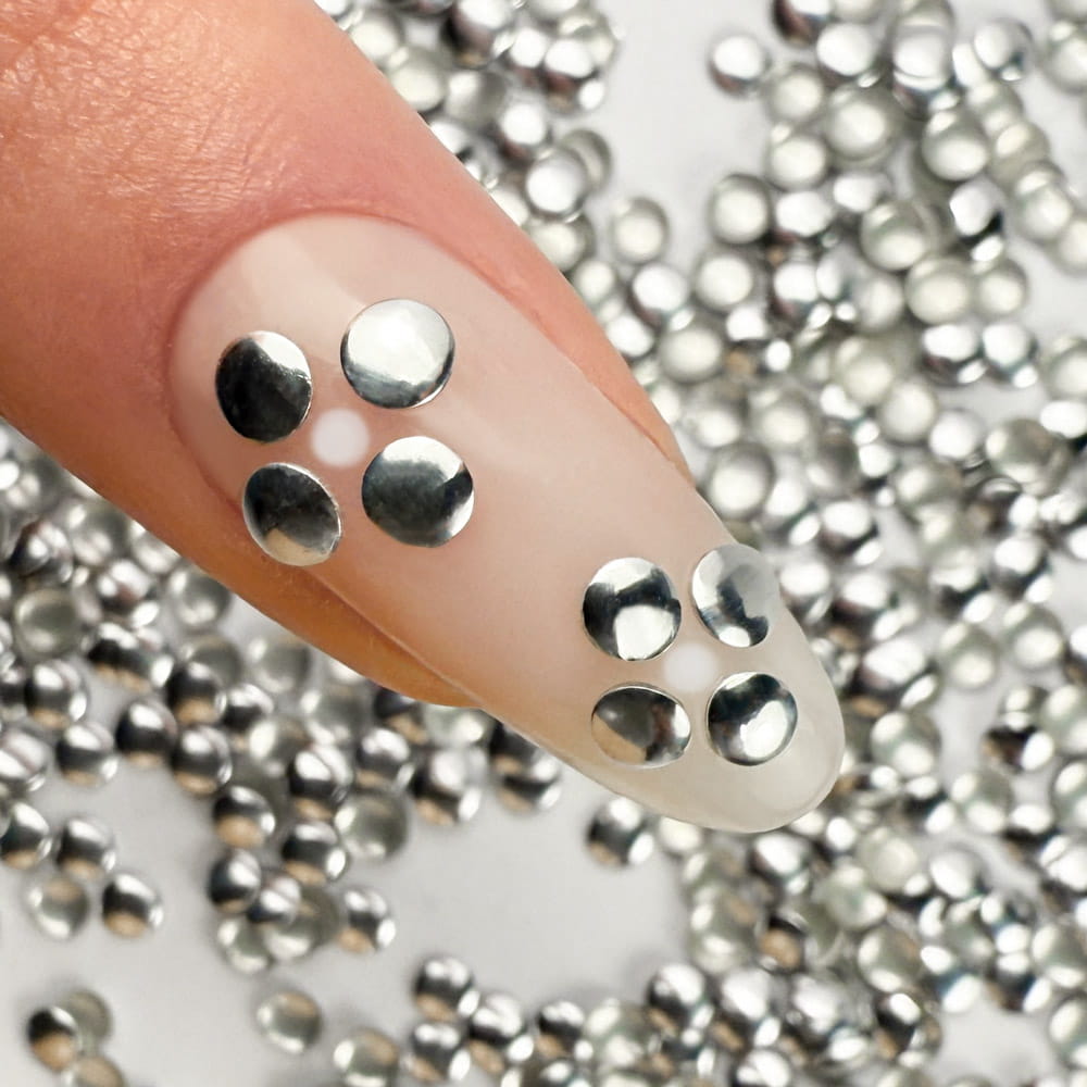 ShinePins gładkie ćwieki błyskotki ozdoby do paznokci large NTN Premium Nr 2 5g