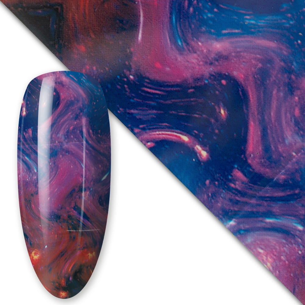 Folia transferowa do paznokci 80 cm Cosmic Nr 18