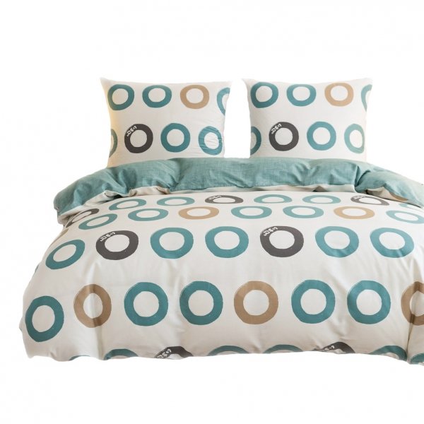 Pościel dwustronna bawełna satynowa 160x200 - wz. QM-23043