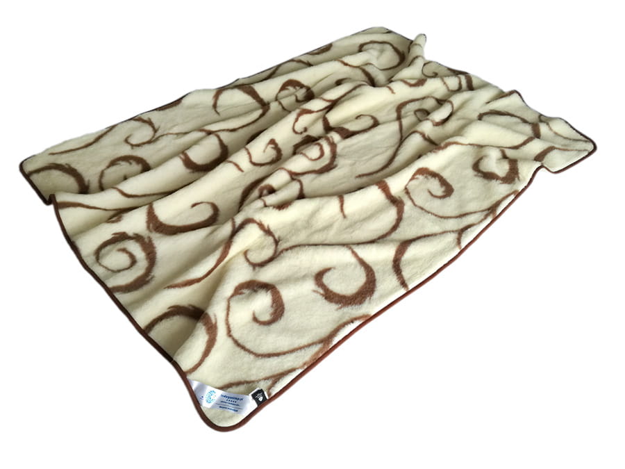 koc merynos australijski, wzór brown 100x140 (+-5cm)