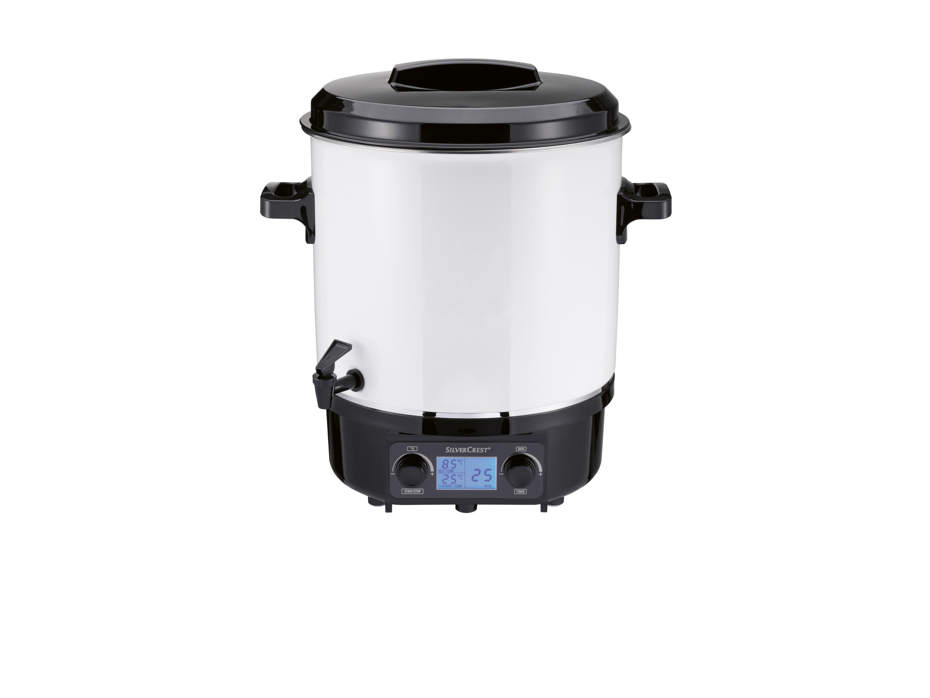Silvercrest Kitchen Tools Garnek do pasteryzacji cyfrowy, Sead 1800 B2/Soead 1800 B2, 1800 W