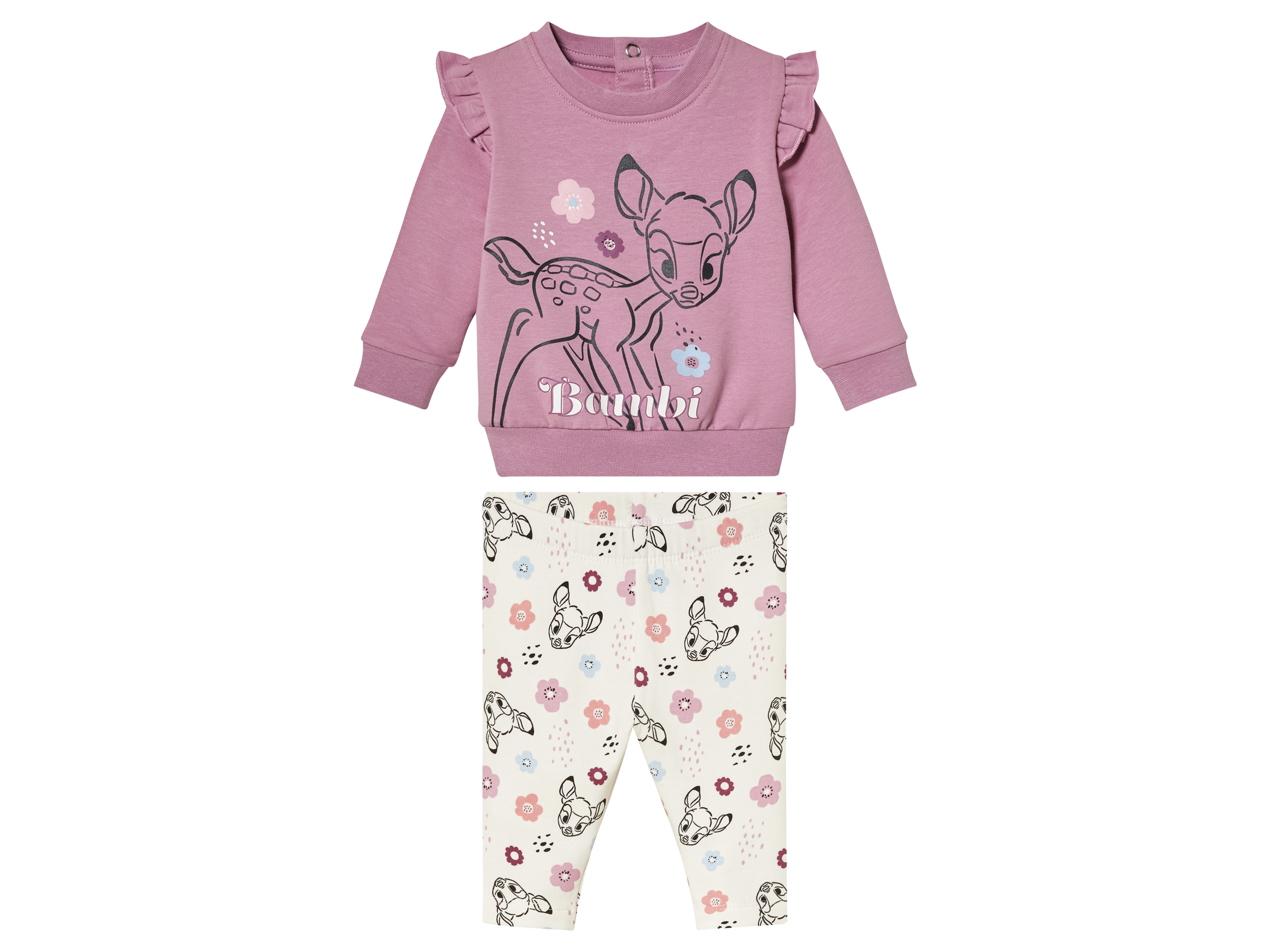 Dres niemowlęcy z bawełny organicznej Bambi, 74/80