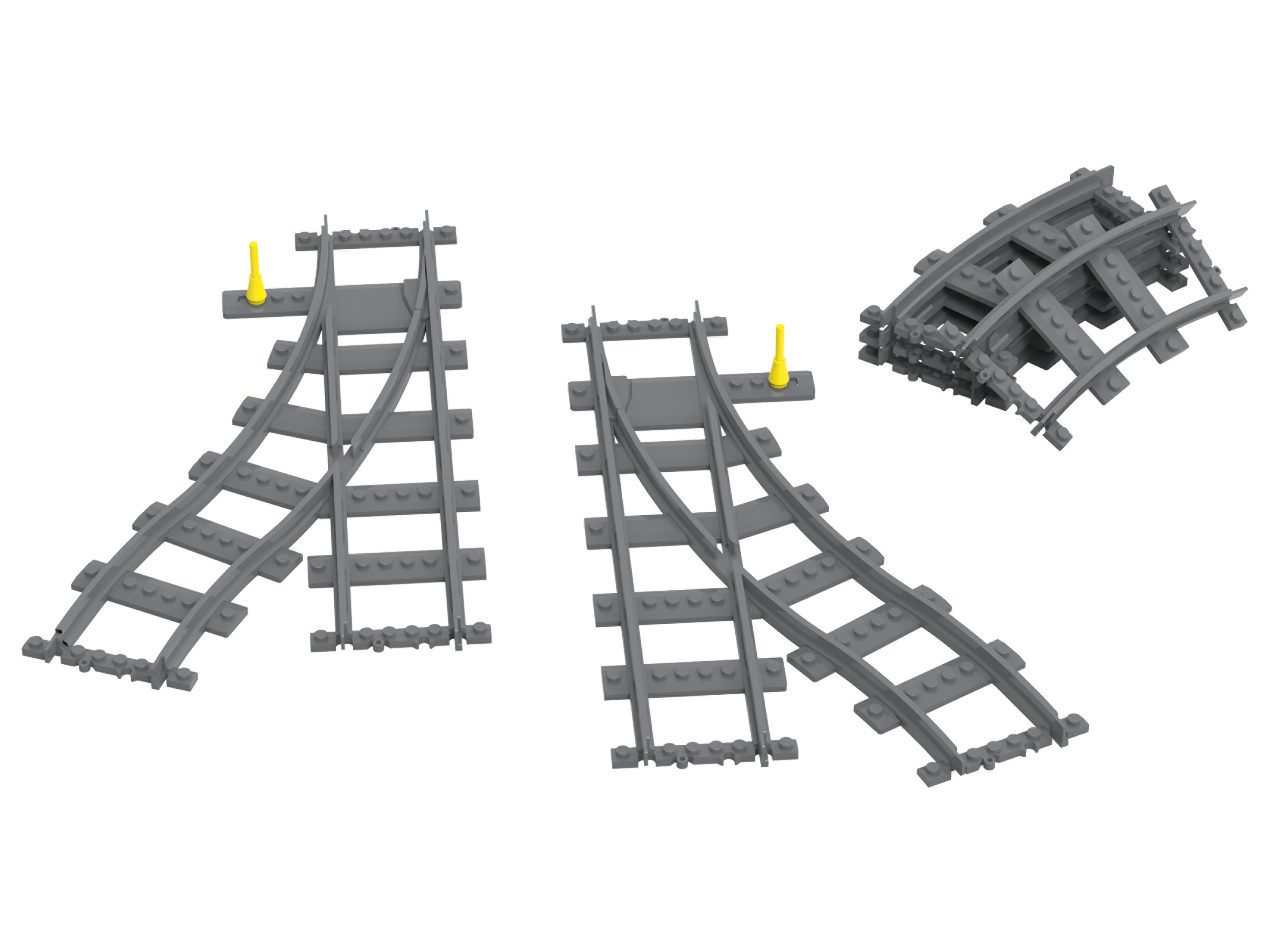 Playtive Clippys Zestaw szyn / Zestaw rozjazdów Zestaw zwrotnic