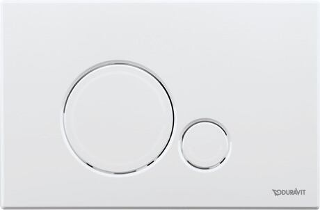 Darmowa Dostawa - Przycisk spłukujący do wc biały Duravit DuraSystem WD5010011000