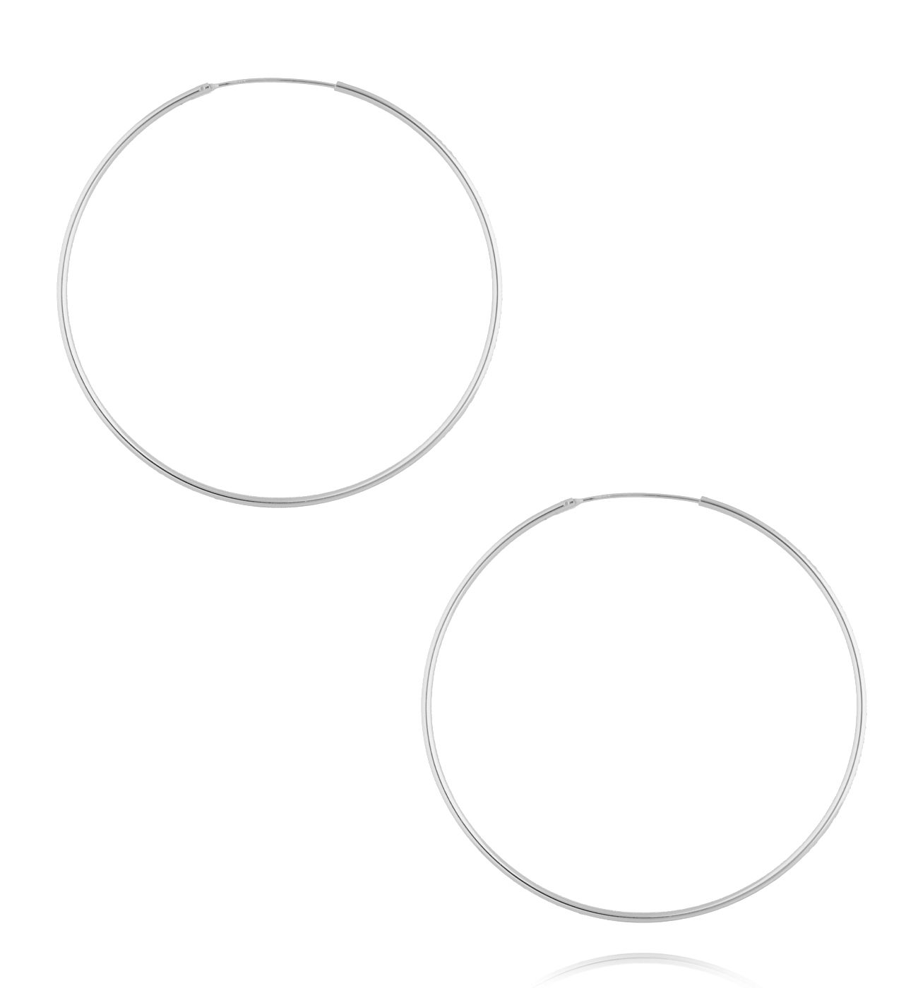 Kolczyki koła srebrne KCA0187 - By Dziubeka