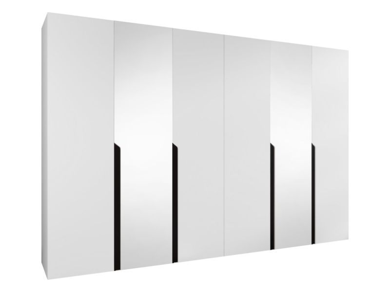 Szafa MIRJAN 24 Mila 2 300 biały / czarny 1 szt.