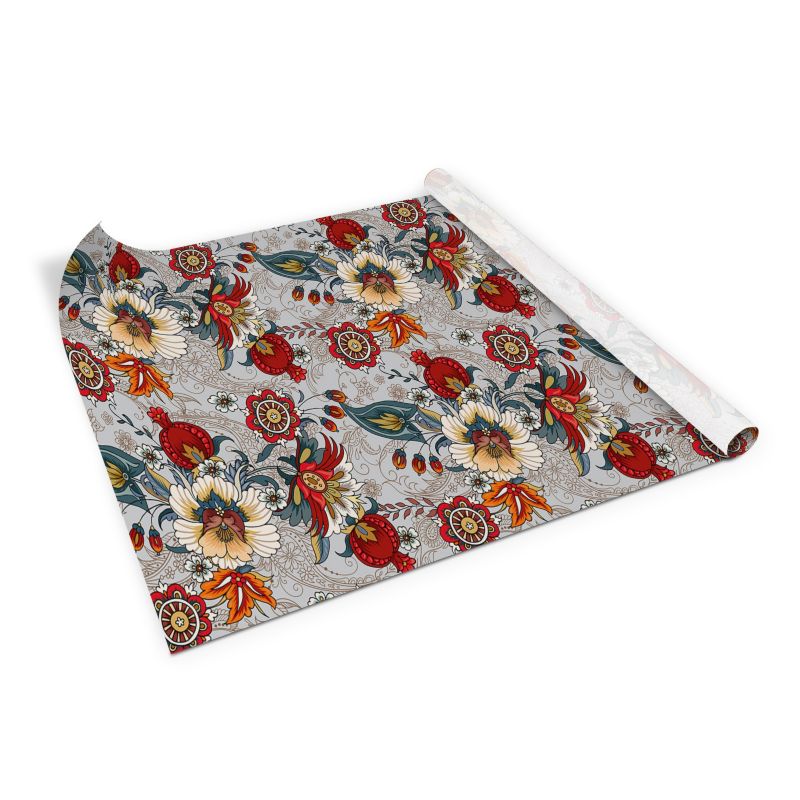 Samoprzylepna okleina Tulup 100x50 cm Ludowy wzór kwiaty 1 szt.