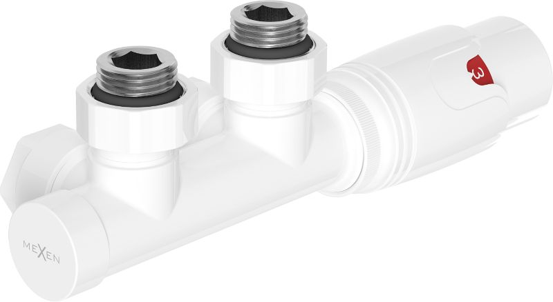 Zestaw termostatyczny kątowy Mexen G00 biały W907-900-20 1 szt.